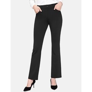 Baleaf Women Black Yoga Dress Pants XLT Tall Bootcut Stretch Work Trousers